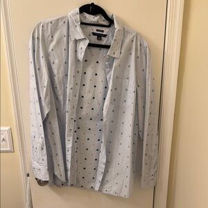 Tommy Hilfiger White Shirt with Nautical Anchor Print
